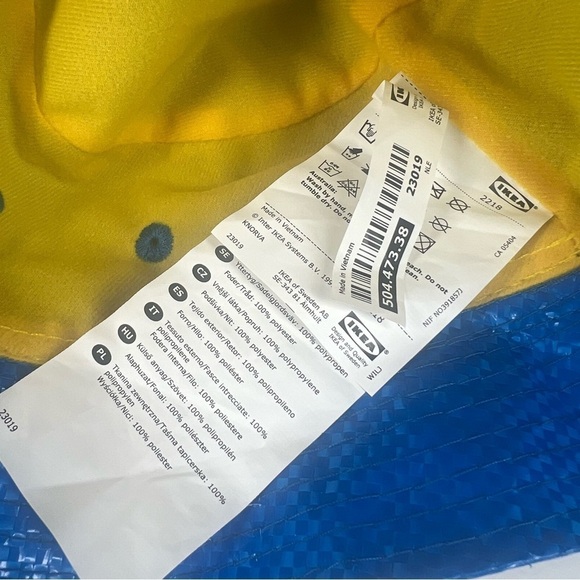 IKEA Limited Edition Y2K Inspired KNORVA Bucket Hat Blue O/S - Picture 5 of 8